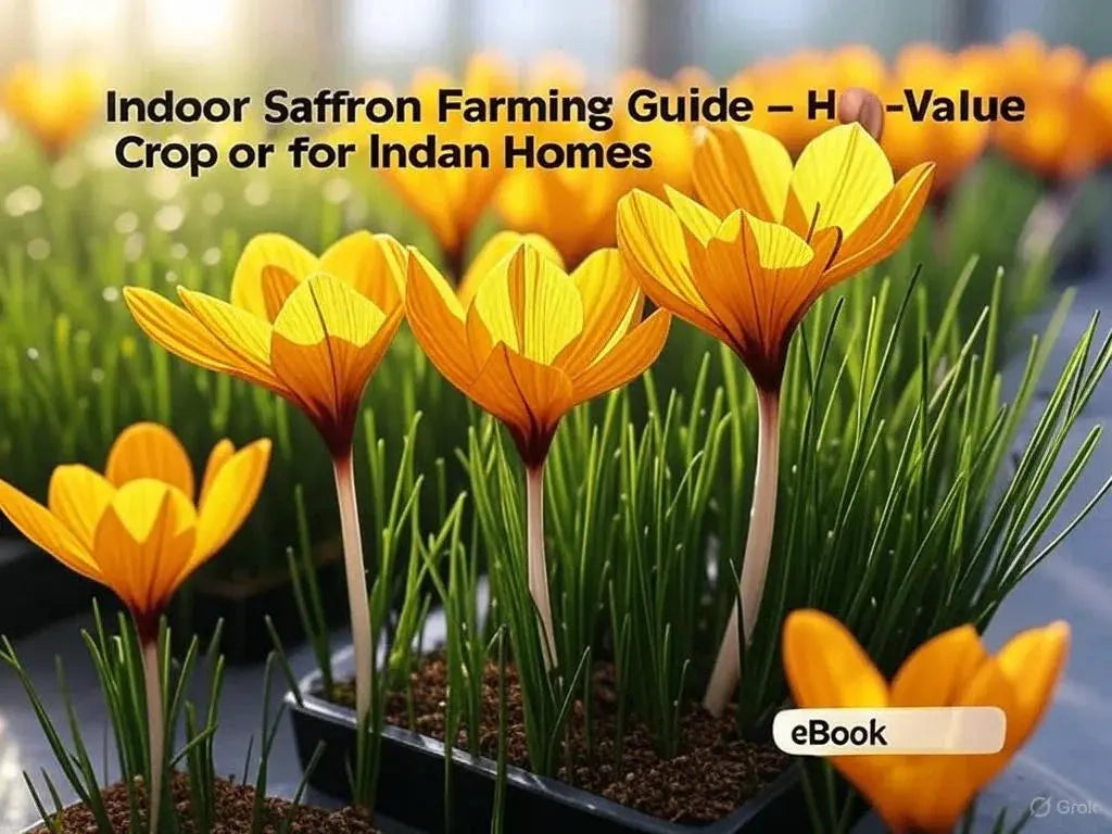 Indoor Saffron Farming Guide ā High-Value Crop for Indian Homes SHAONK