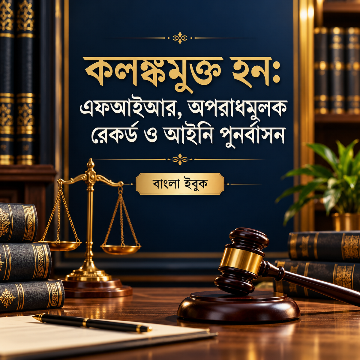 Bengali edition cover — SHAONK FIR legal guide.