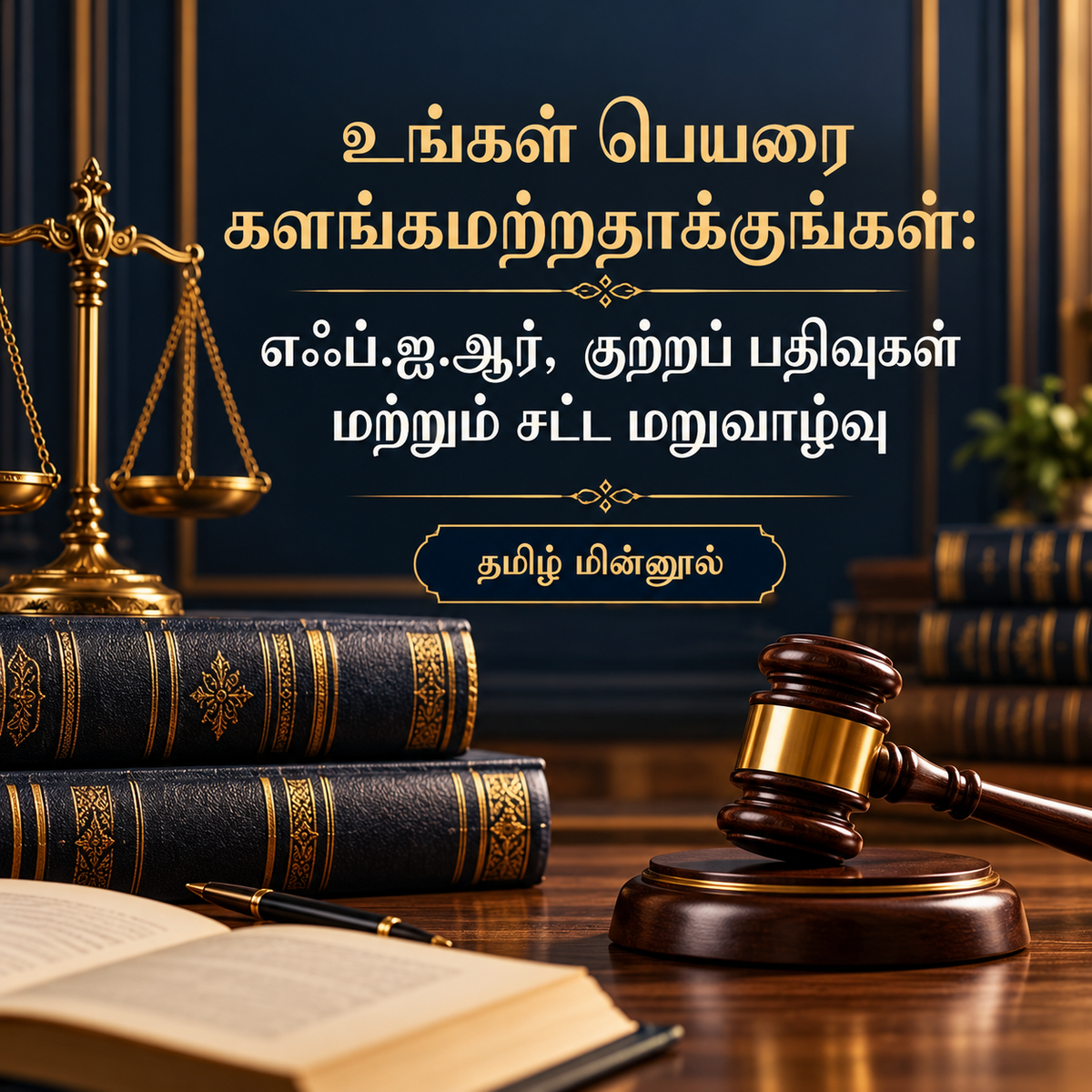 Tamil edition cover — SHAONK FIR legal guide.