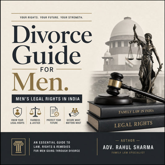 Divorce and men's legal rights India bilingual guide cover