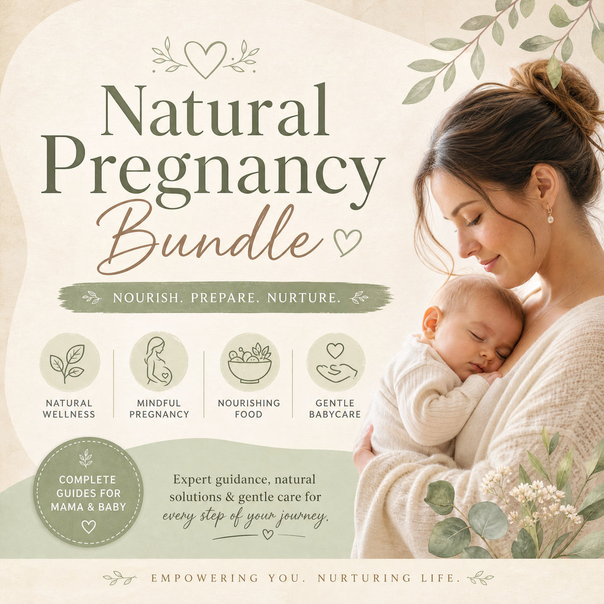 Pregnancy and baby care bundle India bilingual eBook cover