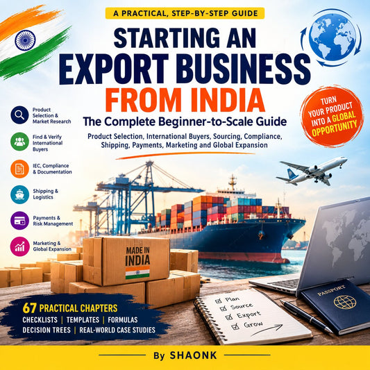 Starting an Export Business From India: The Complete Beginner-to-Scale Guide