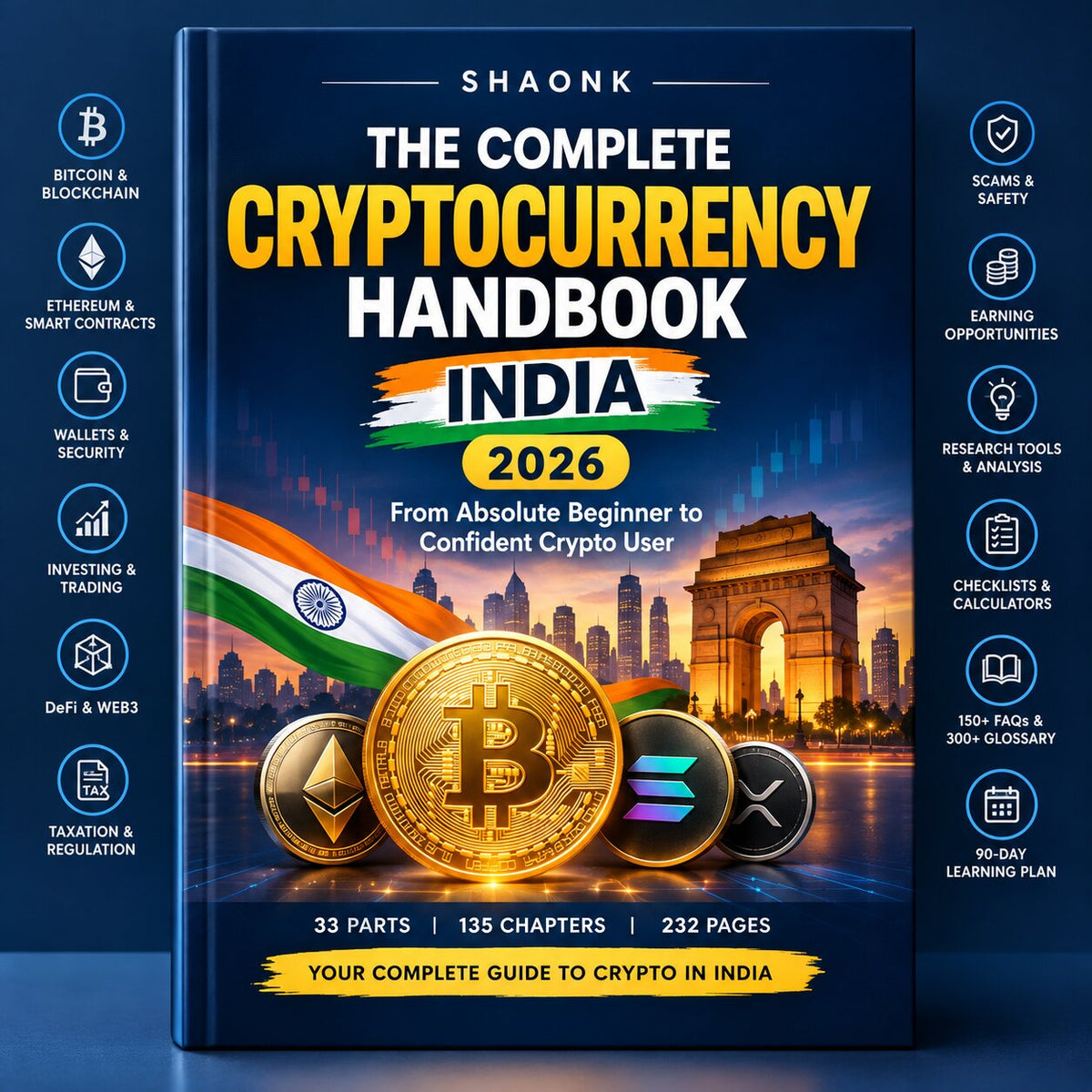 The Complete Cryptocurrency Handbook India 2026 – From Beginner to Confident Crypto User