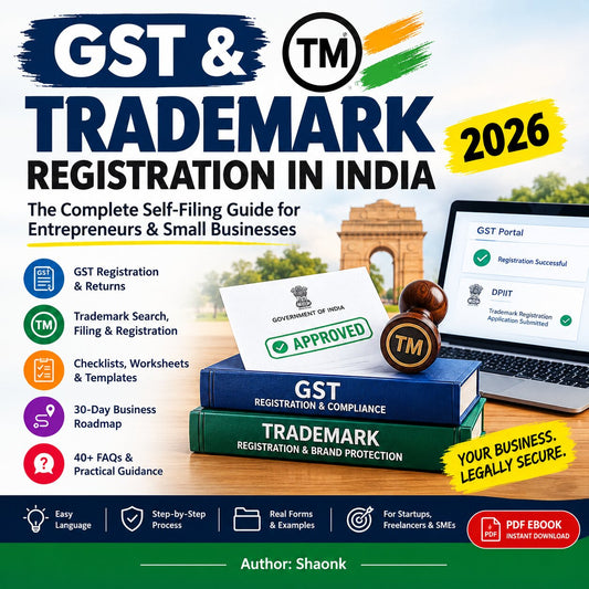 GST & Trademark Registration in India 2026: The Complete Self-Filing Guide for Entrepreneurs & Small Businesses