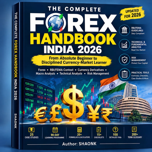 The Complete Forex Handbook India 2026 | Learn Forex, Currency Derivatives, Technical & Fundamental Analysis
