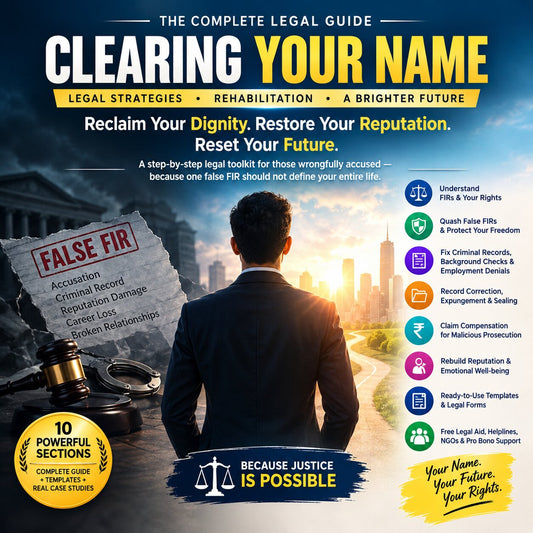FIR and criminal record legal awareness guide India cover