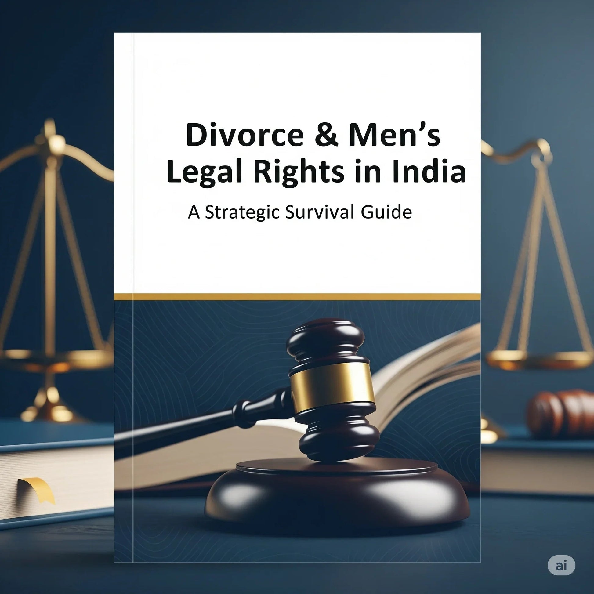 Divorce Guide for Men’s Legal Rights in India – Strategic Survival Guide (Hindi & English) SHAONK