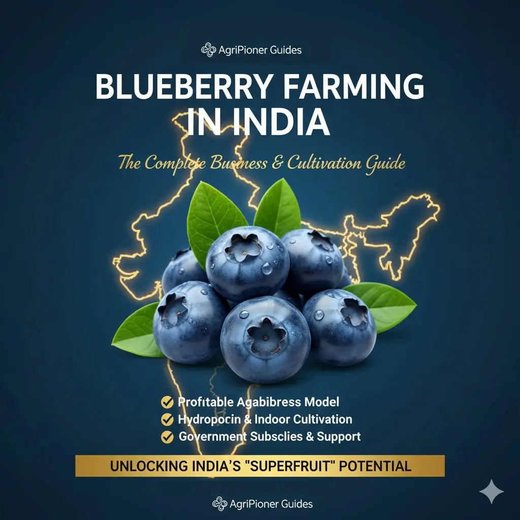 Blueberry Farming in India: The Complete Business & Cultivation Guide | Profitable Agribusiness & Hydroponic Model SHAONK