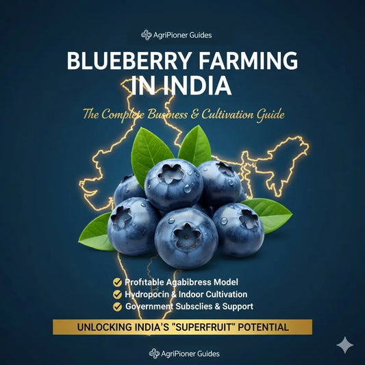 Blueberry Farming in India: The Complete Business & Cultivation Guide | Profitable Agribusiness & Hydroponic Model SHAONK