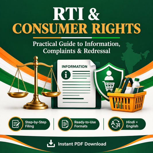RTI and consumer rights guide India bilingual eBook cover