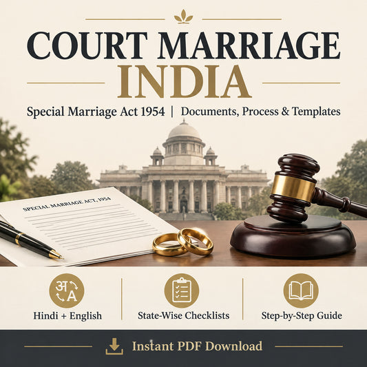 Court marriage in India Special Marriage Act guide cover