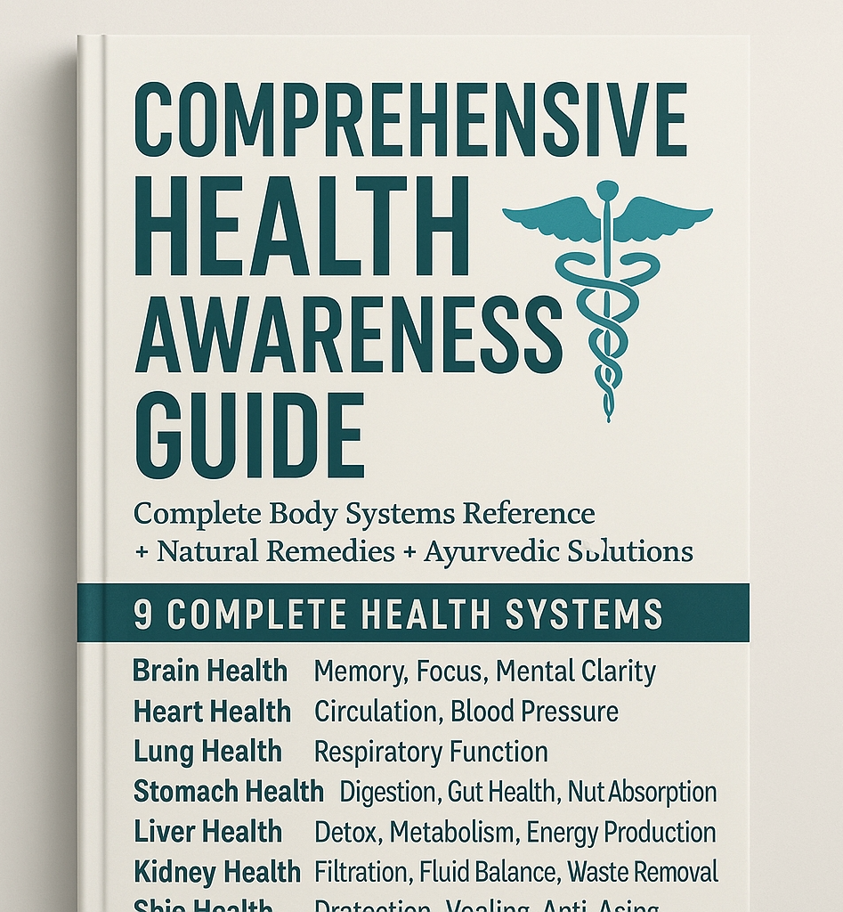 Comprehensive Health Awareness Guide: Your A-Z Manual for Natural & Ayurvedic Wellness SHAONK