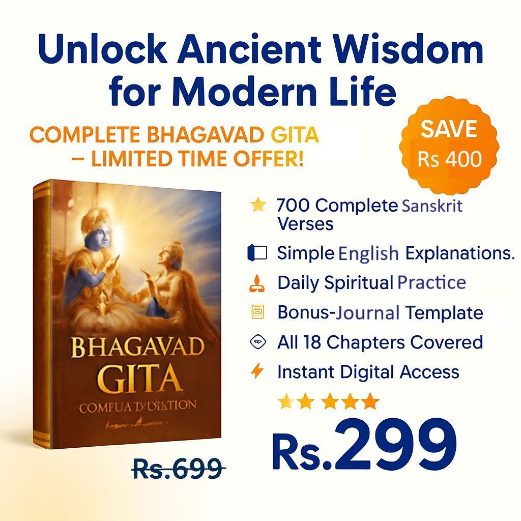 Bhagavad Gita: Complete Sanskrit to English Translation with Commentary SHAONK