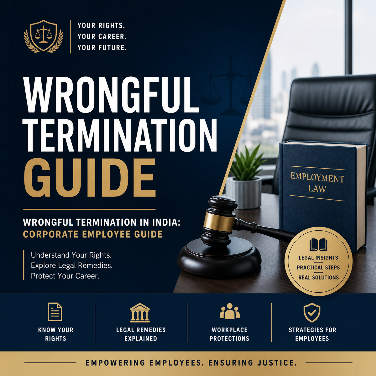 Wrongful Termination in India: Corporate Employee Legal Guide to Severance, PIPs & Unfair Dismissal [English Edition]
