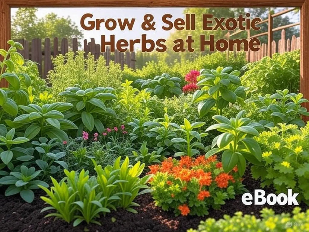 Grow & Sell Exotic Herbs at Home – Indian Beginner's Guide SHAONK