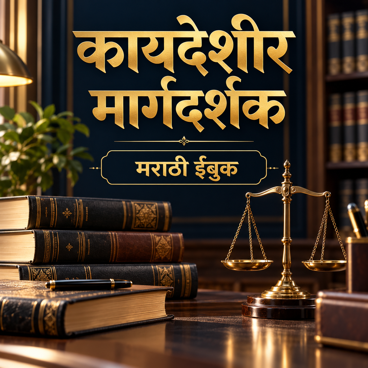 marathi language edition — SHAONK Indian legal guide cover.