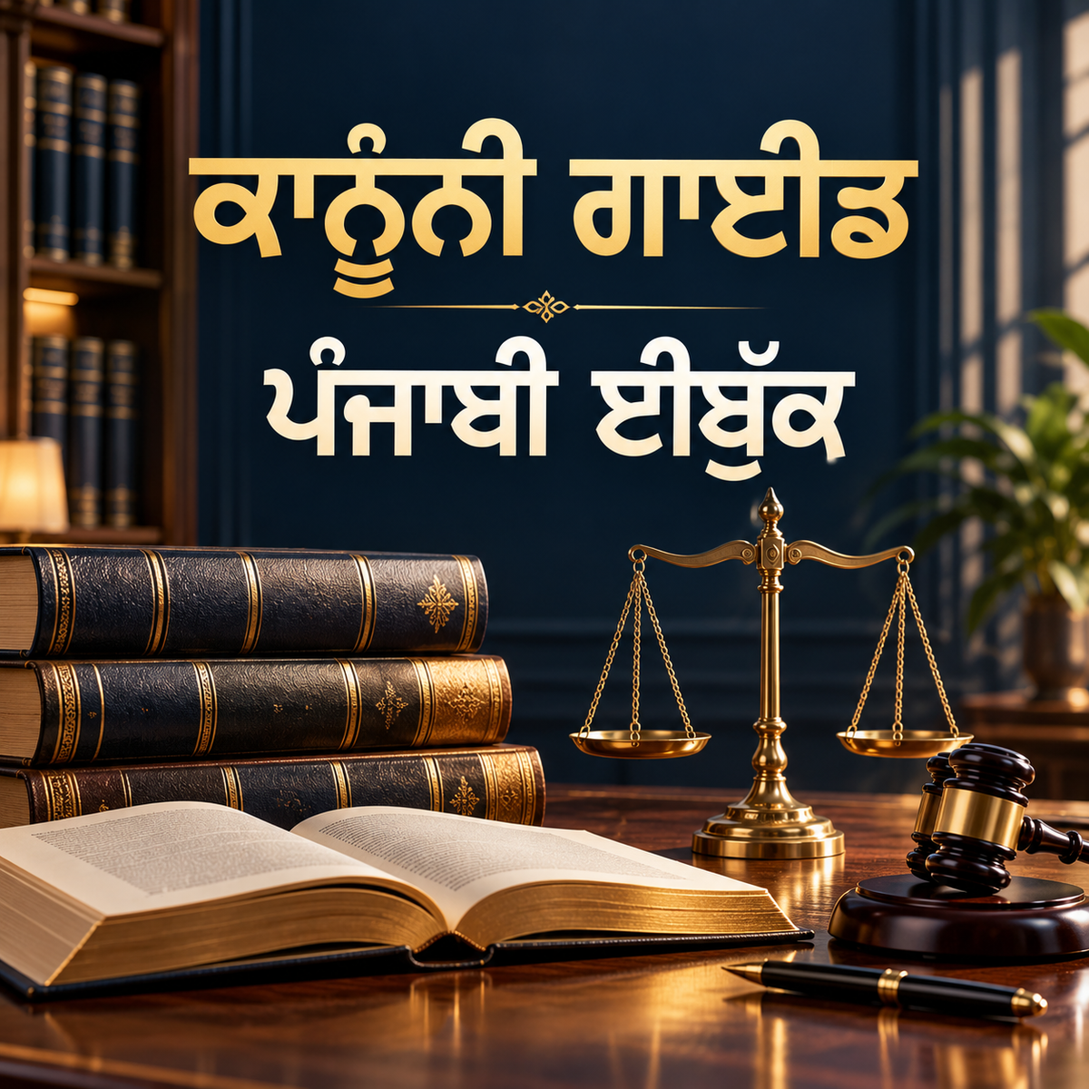 punjabi language edition — SHAONK Indian legal guide cover.