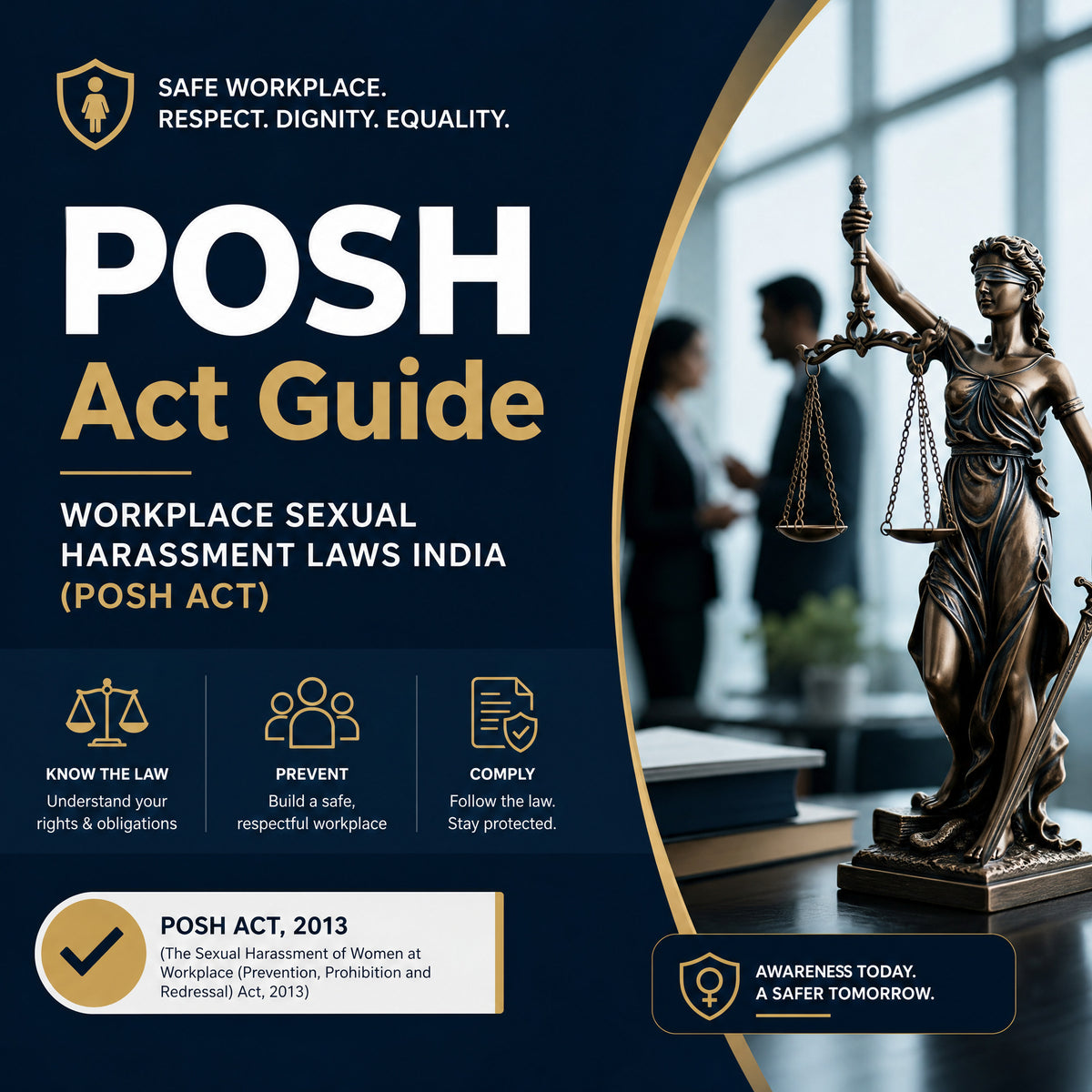 POSH Act workplace sexual harassment laws India guide cover