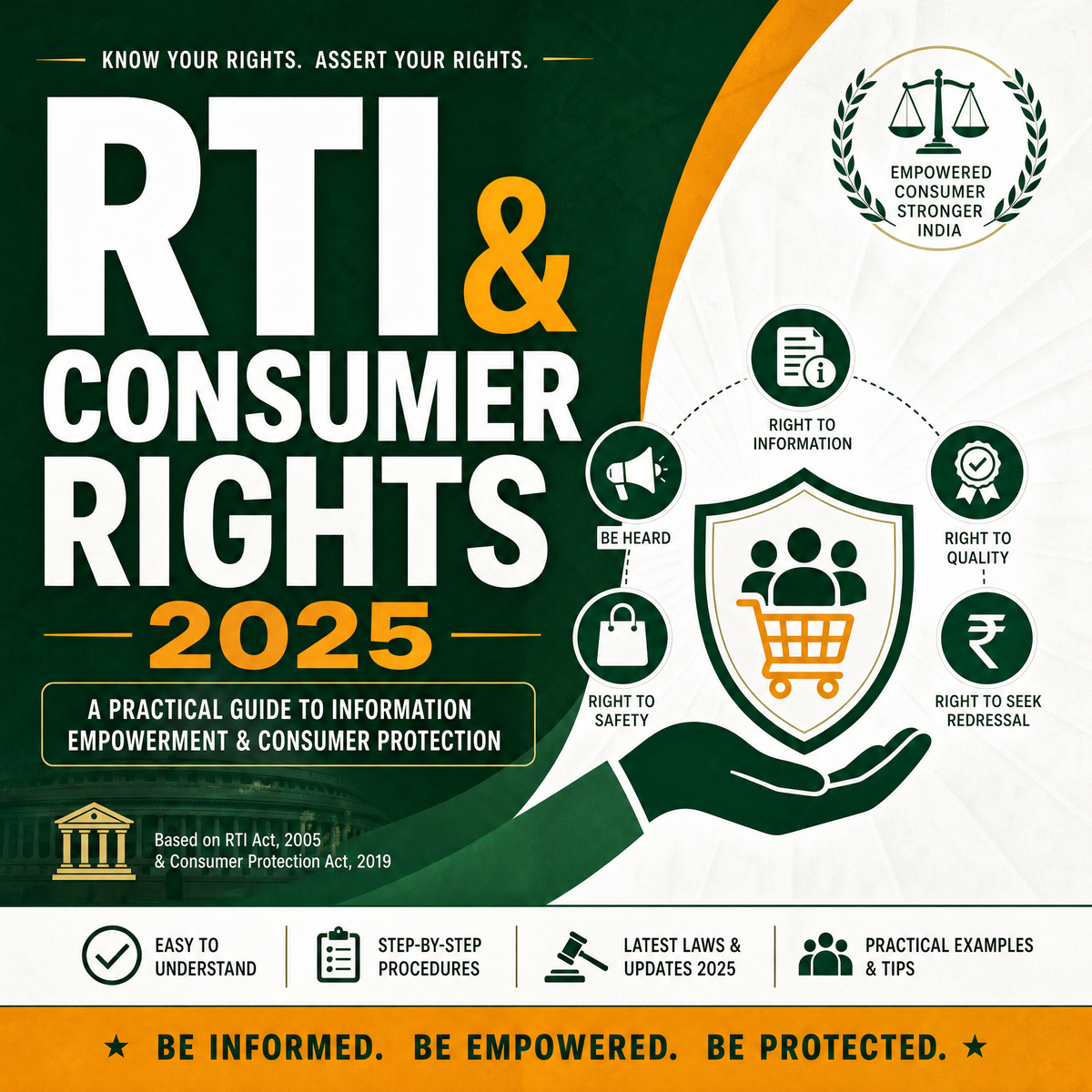 RTI & Consumer Rights Guide 2025 | Legal Knowledge (Hindi + English)