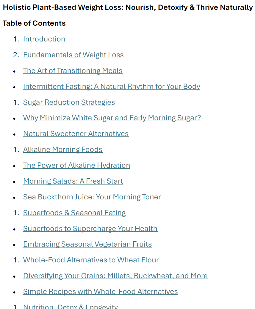 Unlock Your Longevity: The Plant-Based Detox & Weight Loss Blueprint for a Vibrant Life (English Ebook + Hindi Ebook) SHAONK