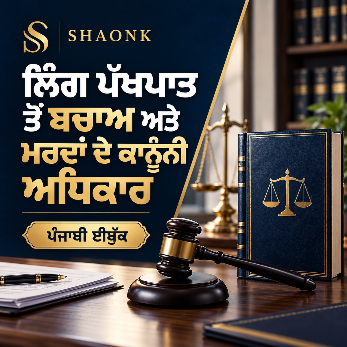 Punjabi digital ebook: Gender Bias Defense & Legal Rights for Men in India: False Allegations, Bail & Quashing . Educational legal information.