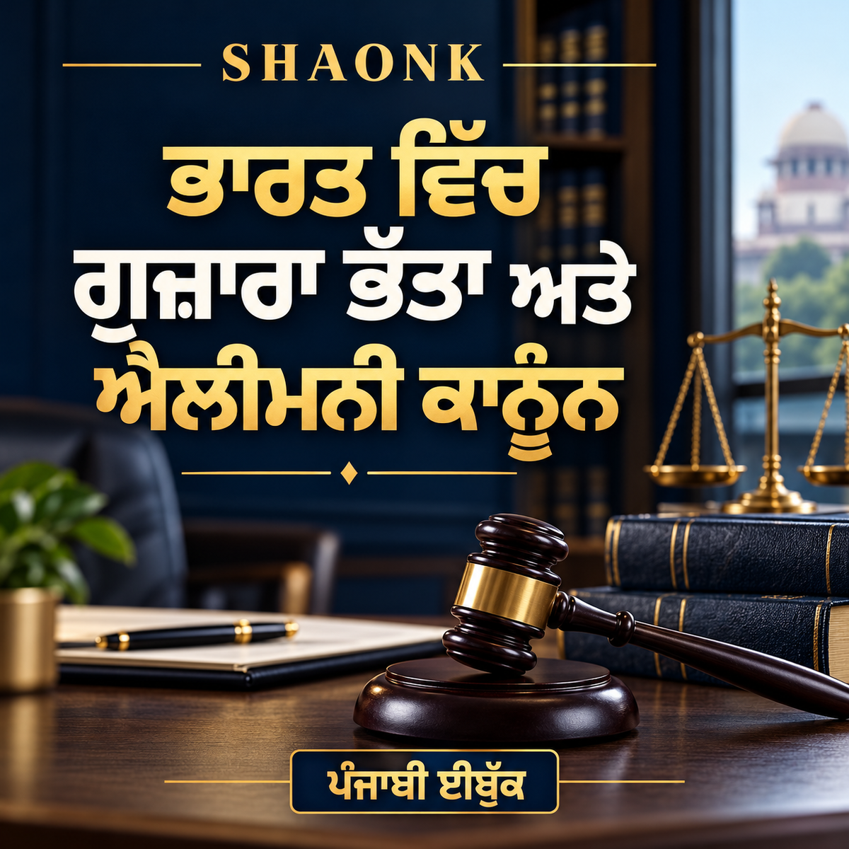 Punjabi edition ebook, Maintenance & Alimony Laws in India: Calculations, Asset Disclosure Affidavits & Court Strategy . Educational legal information.