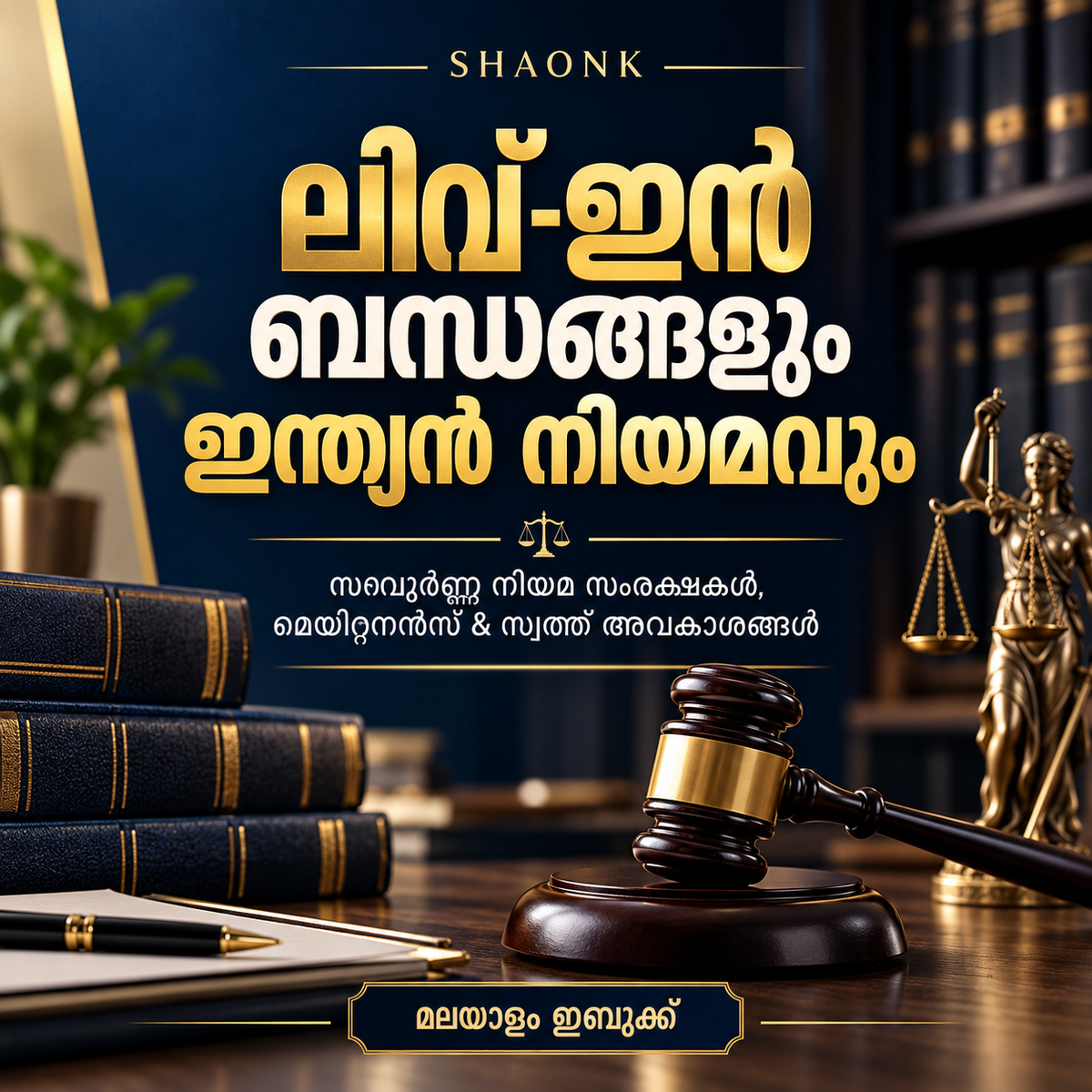Malayalam ebook: Live-in Relationships & Indian Law: Complete Legal Protections, Maintenance & Property Rights . Educational information.