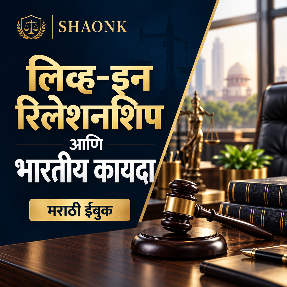 Marathi ebook: Live-in Relationships & Indian Law: Complete Legal Protections, Maintenance & Property Rights . Educational information.