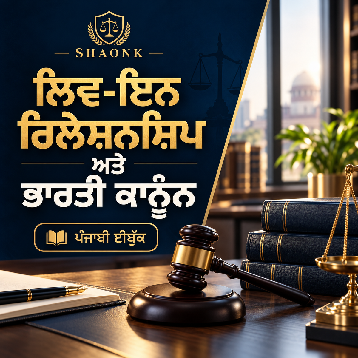 Punjabi ebook: Live-in Relationships & Indian Law: Complete Legal Protections, Maintenance & Property Rights . Educational information.