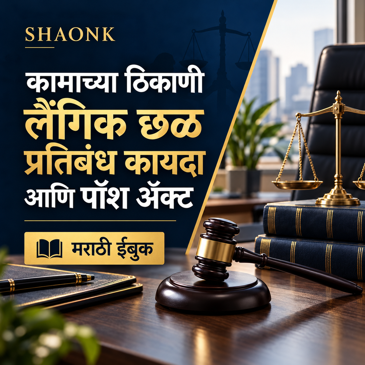 Marathi ebook: Workplace Sexual Harassment Laws in India: POSH Act 2013, Internal Committee (IC) & Due Process . Educational information.