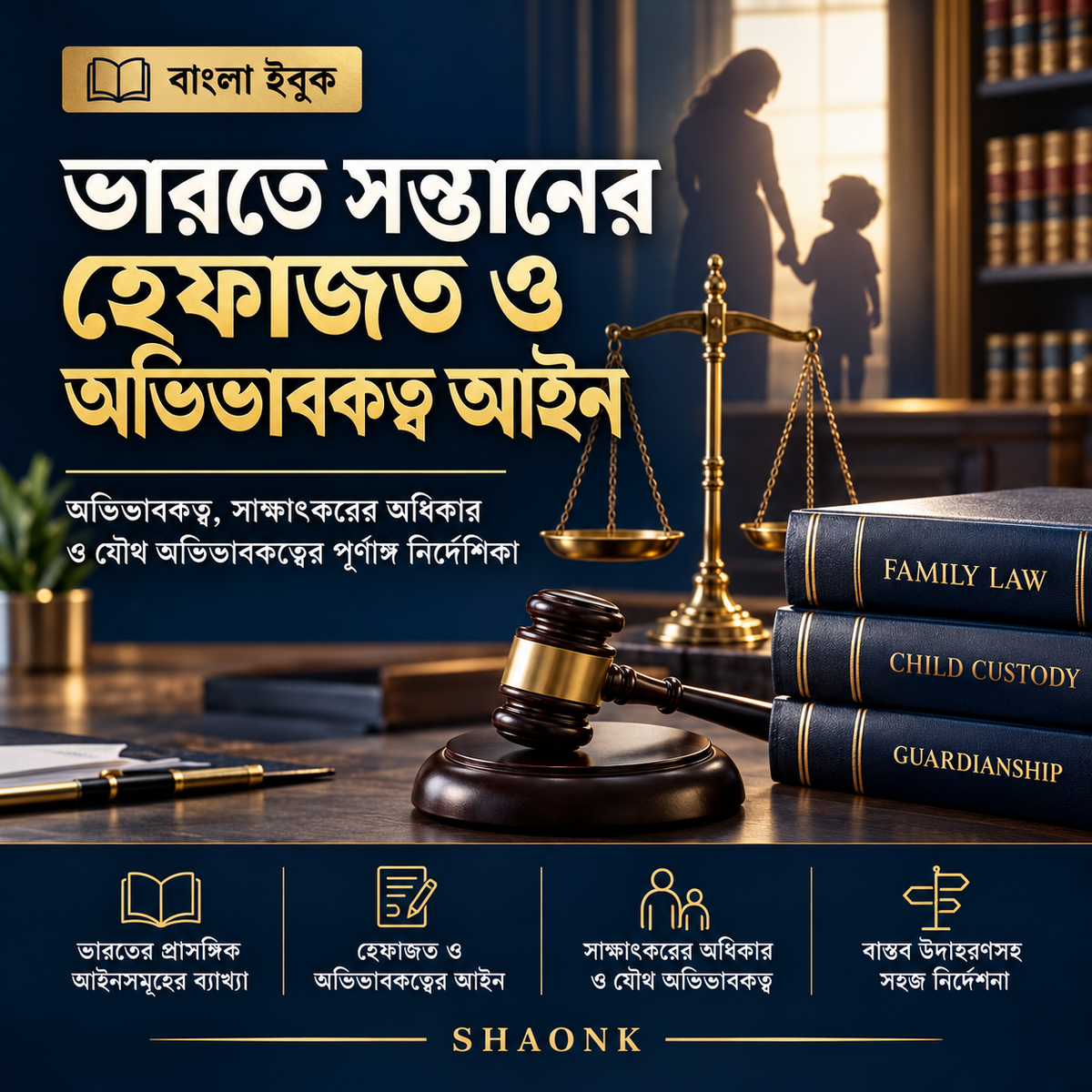 Bengali ebook about Child Custody Laws in India: Guardianship, Visitation Rights & Shared Parenting Handbook .