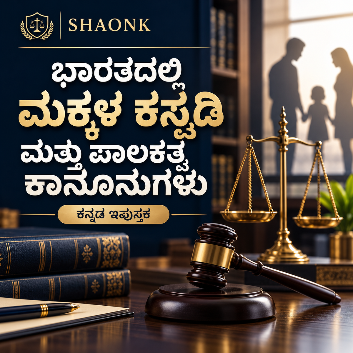 Kannada ebook about Child Custody Laws in India: Guardianship, Visitation Rights & Shared Parenting Handbook .