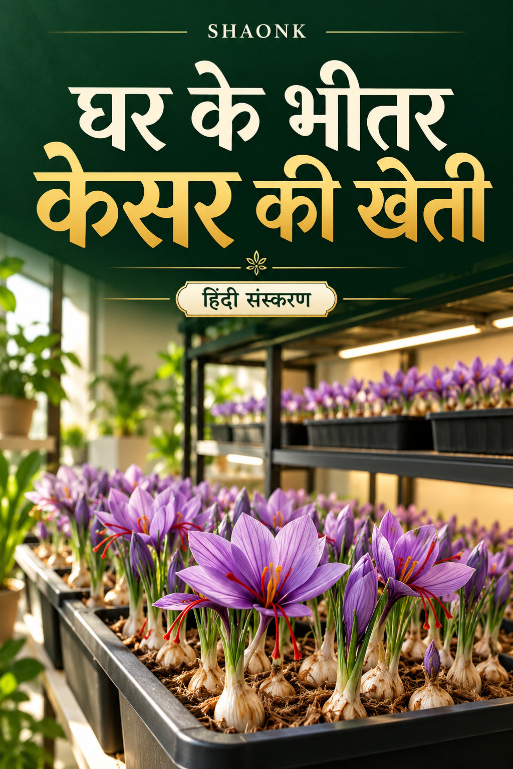Indoor Saffron Farming Guide India | Home Cultivation eBook - Hindi Edition