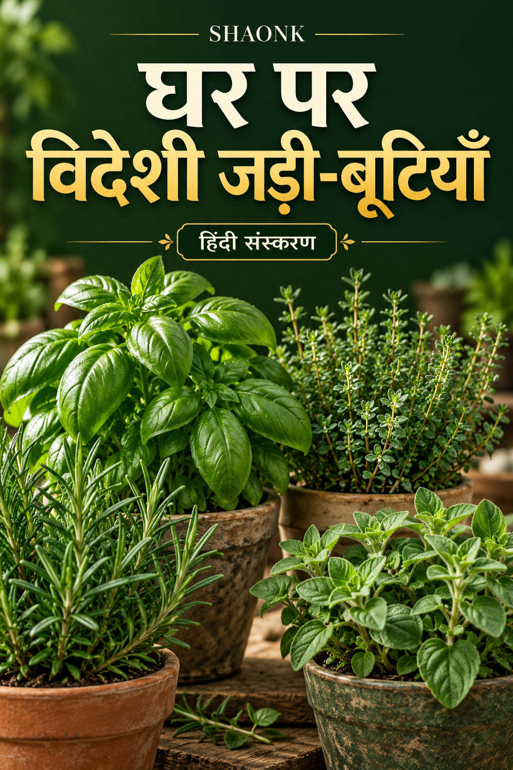 Grow & Sell Exotic Herbs at Home - Indian Beginner's Guide - Hindi Edition
