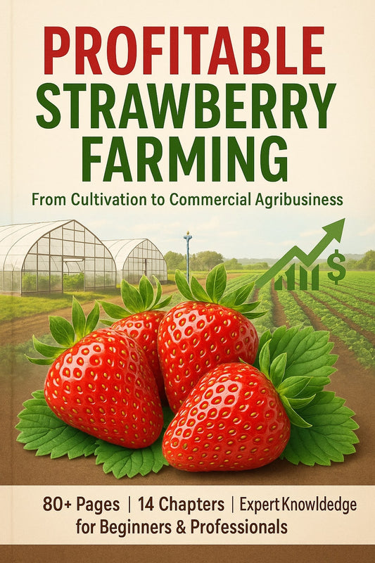 Profitable Strawberry Farming in India (2025 Edition) – Complete Guide to Cultivation, Hydroponics, and Agribusiness Success SHAONK